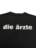 90s Die Ärzte Shirt „Scheint die Sonne auch für Nazis? Wenn's nach mir geht, tut sie's nicht!“ Schwarz L-XL