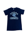 Vintage Champion Shirt 80s Dallas Cowboys Single Stitch Made In USA Dunkelblau M