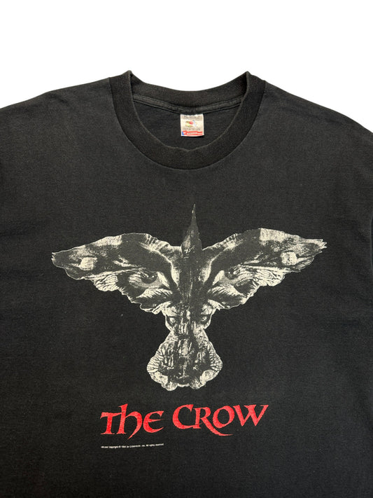 1994 Fruit Of The Loom Promoshirt "The Crow" Made In USA Single Stitch Schwarz XL