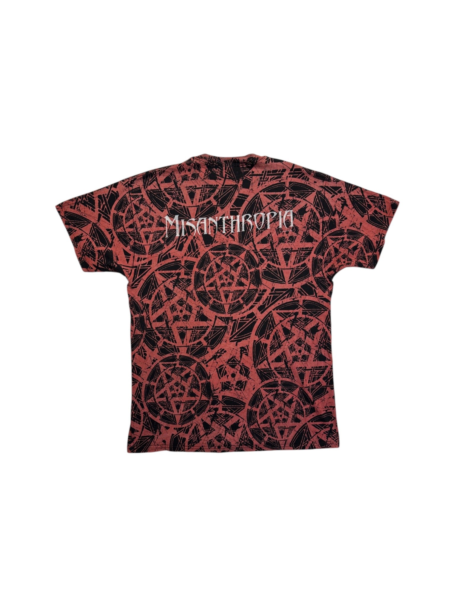 2001 DeltaRS Shirt Dimmu Borgir "Misanthropia" AOP Schwarz Rot XL