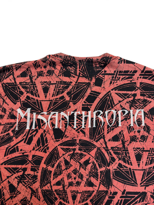 2001 DeltaRS Shirt Dimmu Borgir "Misanthropia" AOP Schwarz Rot XL