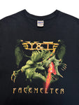 2010 Gildan Tourshirt Y&T Facemelter World Tour Schwarz L