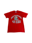 Vintage Logo 7 Inc. Shirt 90s San Fransisco 49Ers Made In USA Single Stitch Rot L