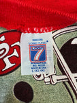 Vintage Logo 7 Inc. Shirt 90s San Fransisco 49Ers Made In USA Single Stitch Rot L