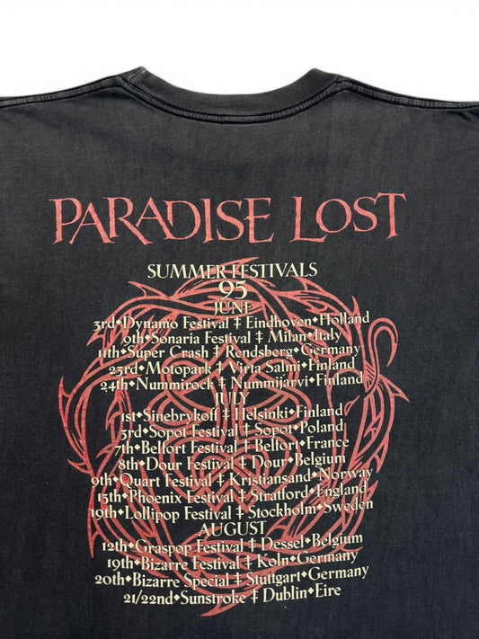 1995 Tour Shirt Paradise Lost Summer Festivals 95 Schwarz L-XL