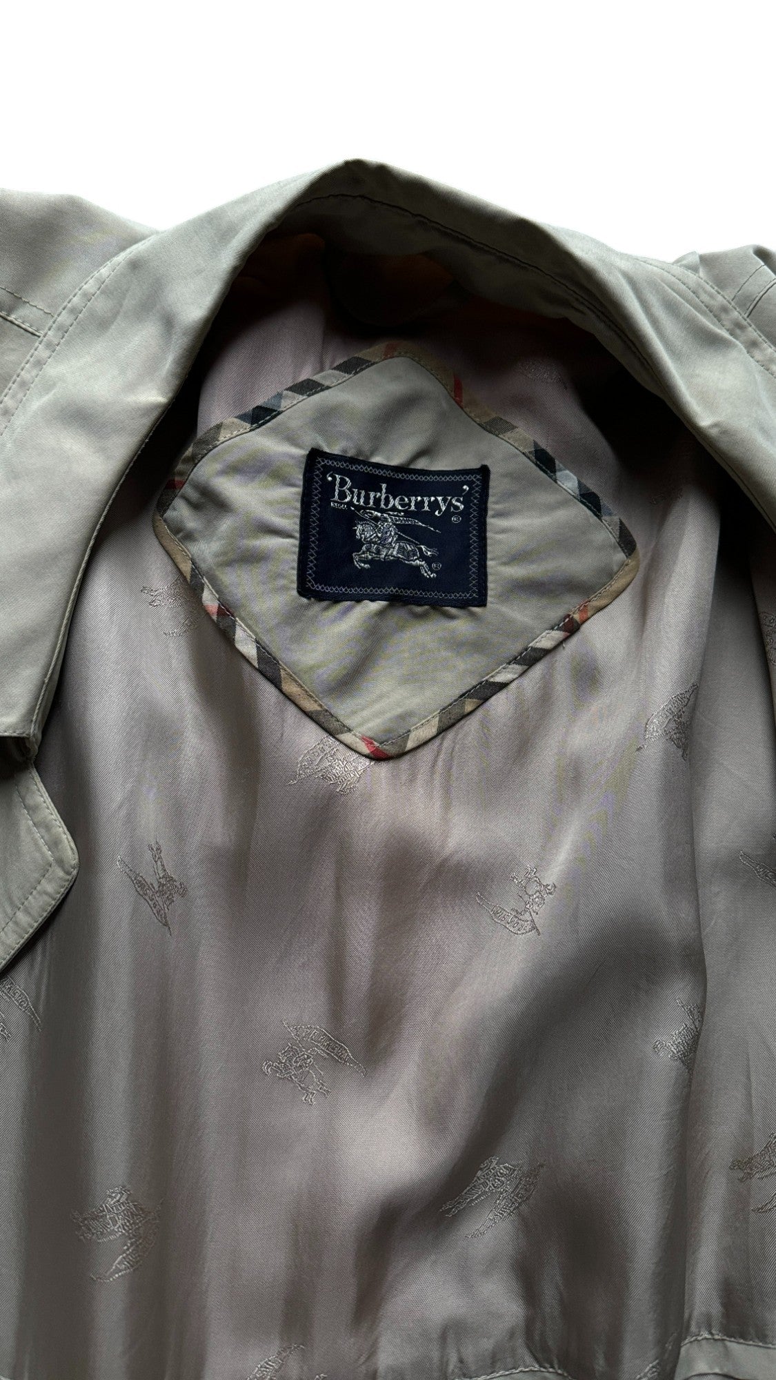 Vintage Burberry Trenchcoat 90s By Ansons Beige (56) XL-XXL - RareRags