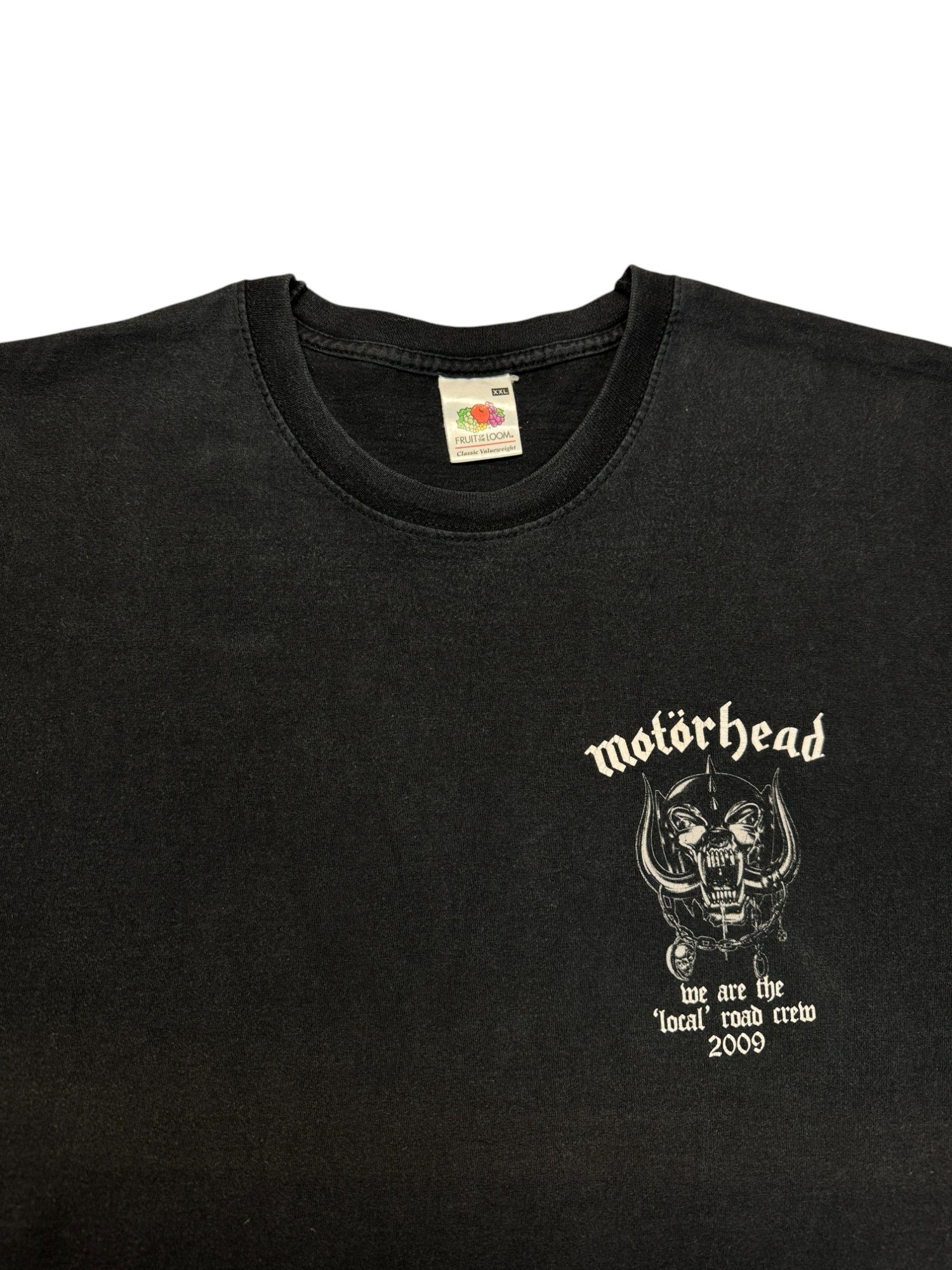 2009 Fruit Of The Loom Shirt Motörhead Local Crew Schwarz XXL