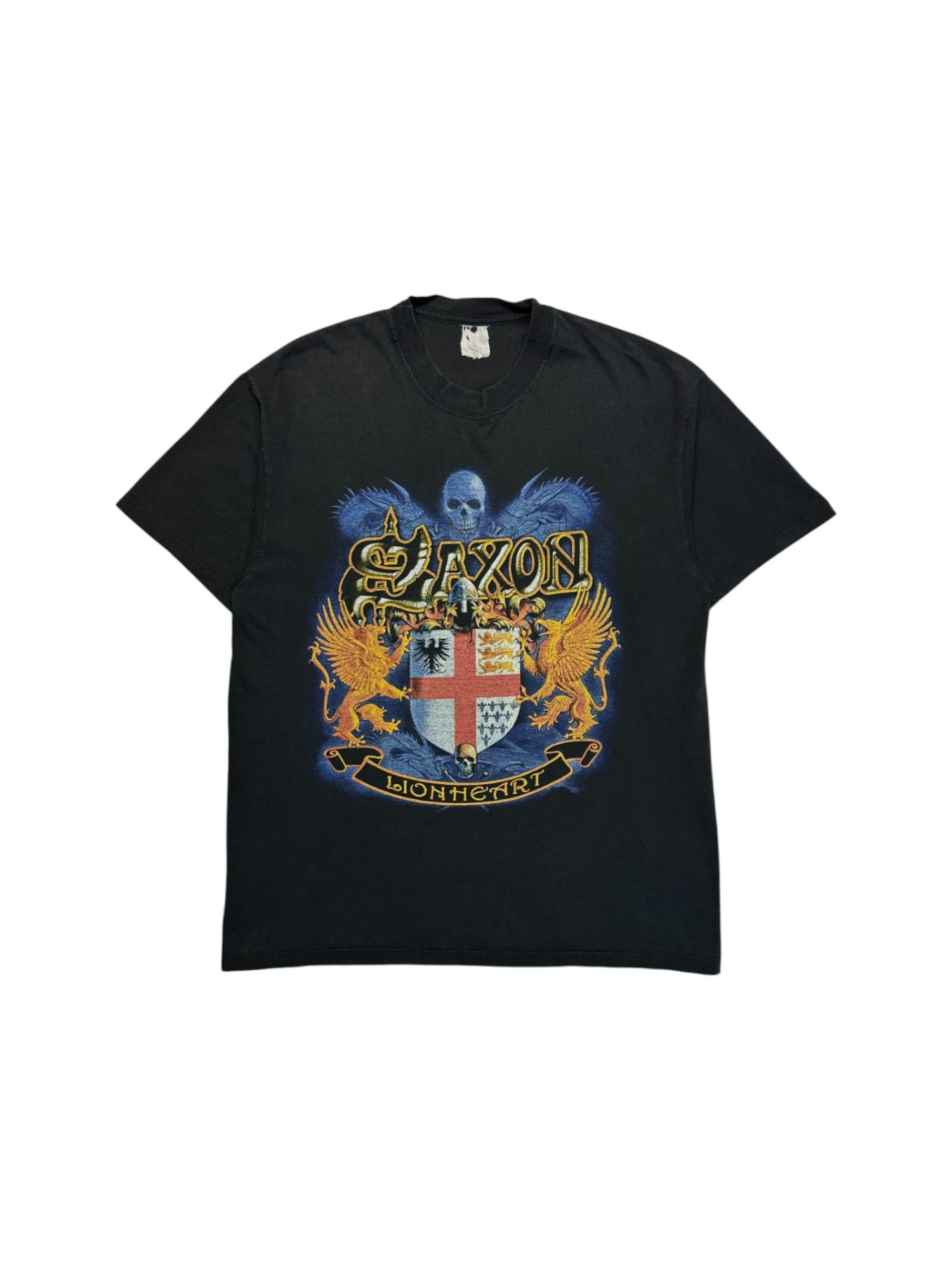 2004/05 Promodoro Tourshirt Saxon "Lionheart" Schwarz M-L