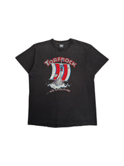 90s Screen Stars Shirt Torfrock "... alle an die Ruder" Single Stitch Made In Ireland Schwarz XL