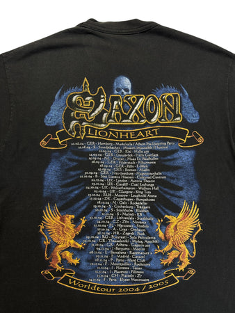 2004/05 Promodoro Tourshirt Saxon "Lionheart" Schwarz M-L