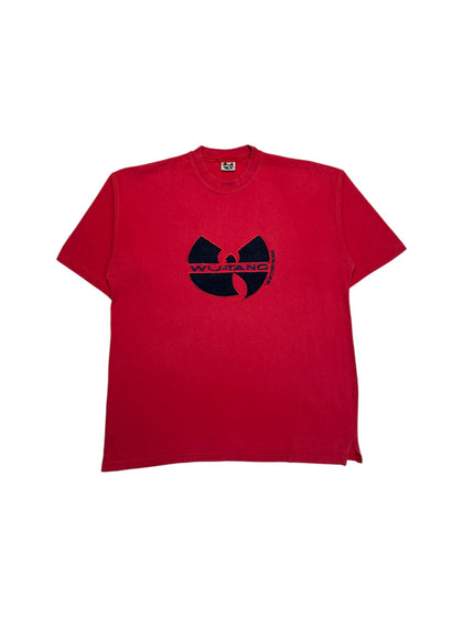 1996 Wu-Tang Shirt Bestickt Rot XXL