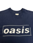 2005 Screen Stars Tourshirt Oasis Europe Single Stitch Made In Ireland Dunkelblau M-L