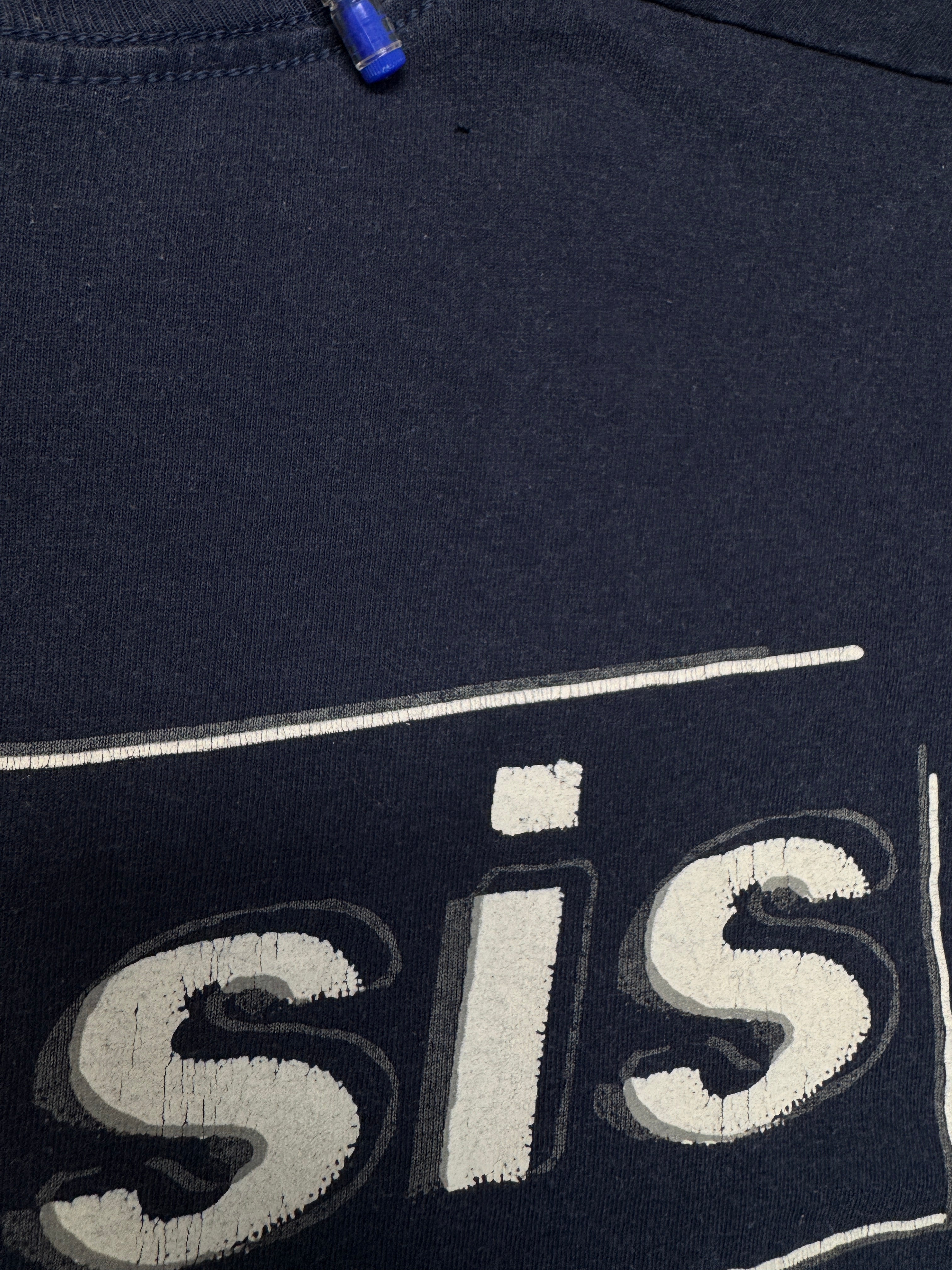 2005 Screen Stars Tourshirt Oasis Europe Single Stitch Made In Ireland Dunkelblau M-L