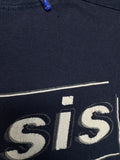 2005 Screen Stars Tourshirt Oasis Europe Single Stitch Made In Ireland Dunkelblau M-L