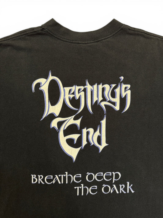 1998 AllSport Shirt Destiny's End „Breathe Deep the Dark“ Made In USA Schwarz XL