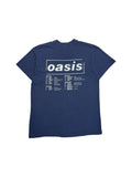 2005 Screen Stars Tourshirt Oasis Europe Single Stitch Made In Ireland Dunkelblau M-L