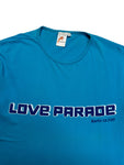 Rare! 1997 Love Parade Shirt Berlin 12.07. "Let the sun shine in your heart" Blau XL