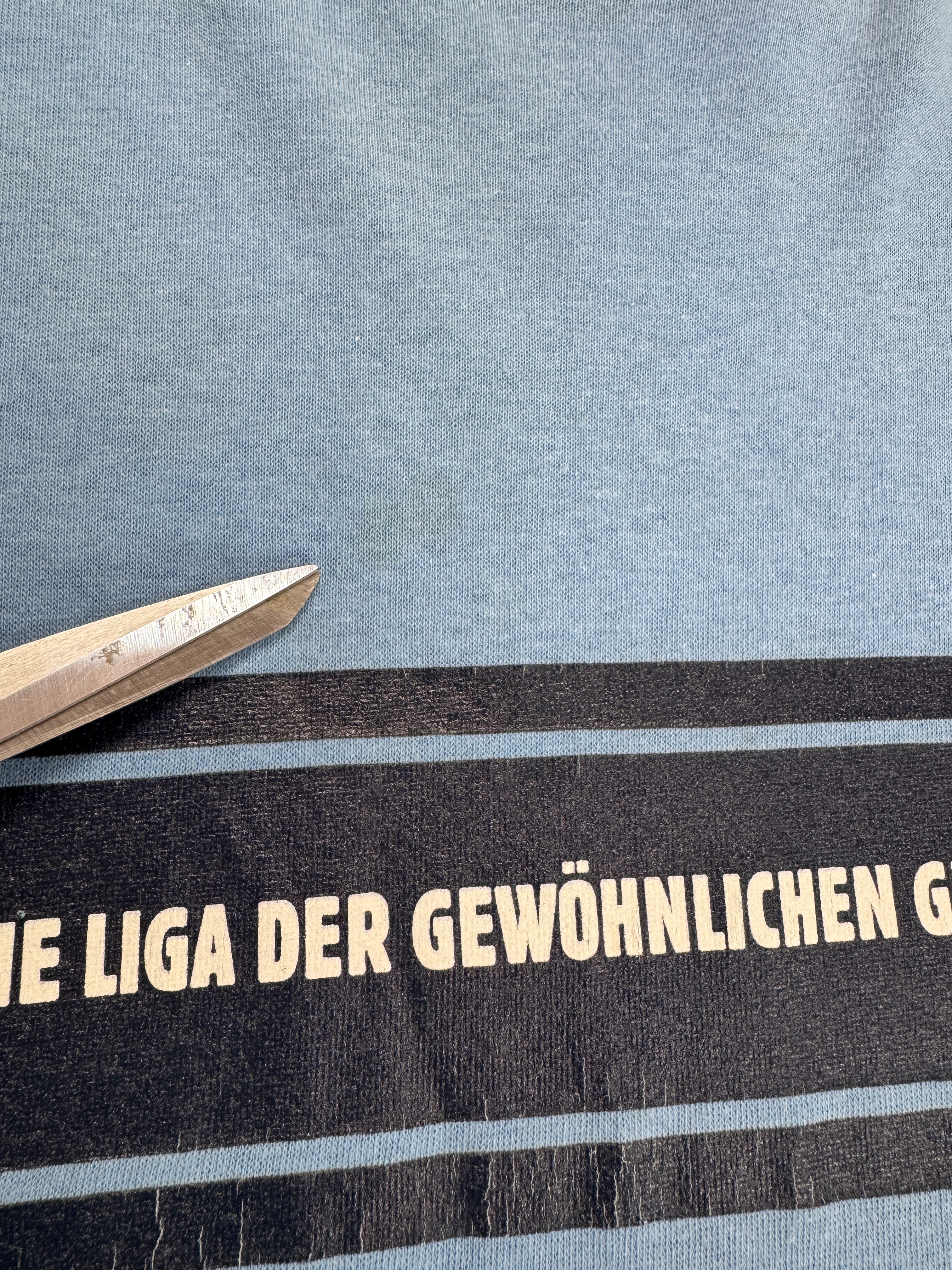 00s Anvil Ringer Shirt Die Liga der gewöhnlichen Gentlemen Blau XL
