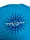 Rare! 1997 Love Parade Shirt Berlin 12.07. "Let the sun shine in your heart" Blau XL