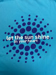 Rare! 1997 Love Parade Shirt Berlin 12.07. "Let the sun shine in your heart" Blau XL