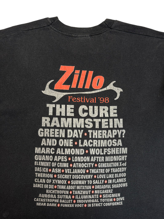 1998 Screen Stars Shirt Zillo Festival Schwarz XL