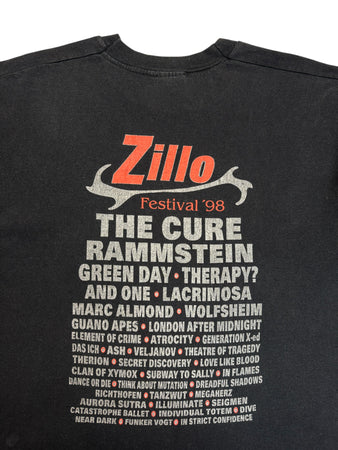 1998 Screen Stars Shirt Zillo Festival Schwarz XL