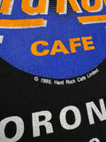 1989 Hard Rock Café Shirt Toronto Skydome Single Stitch Made In Canada Schwarz L