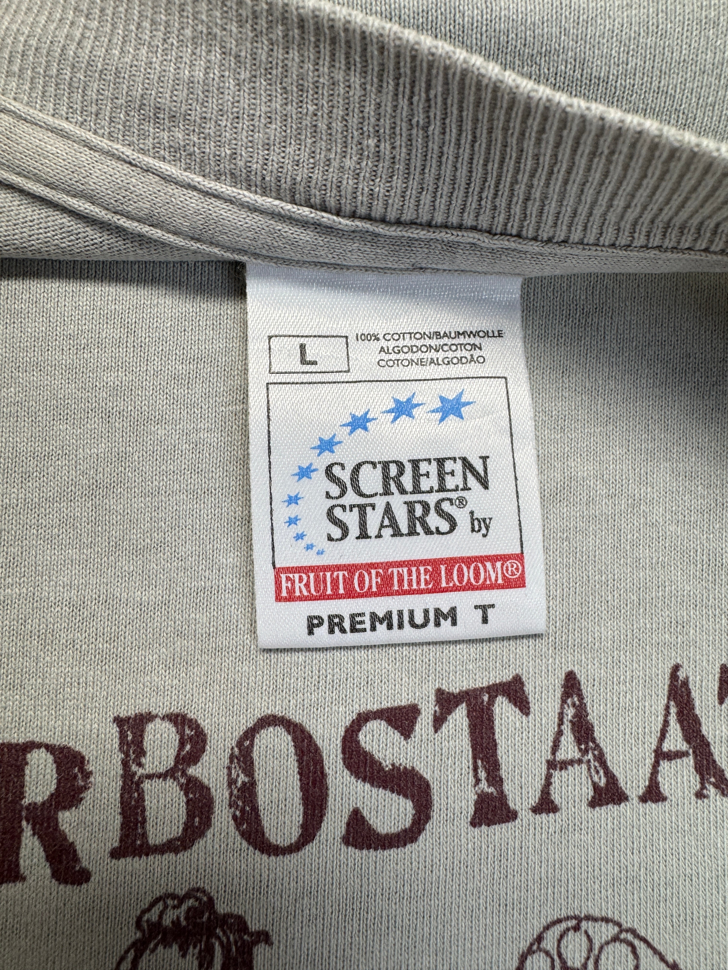 00s Screen Stars Shirt Turbostaat Grau L