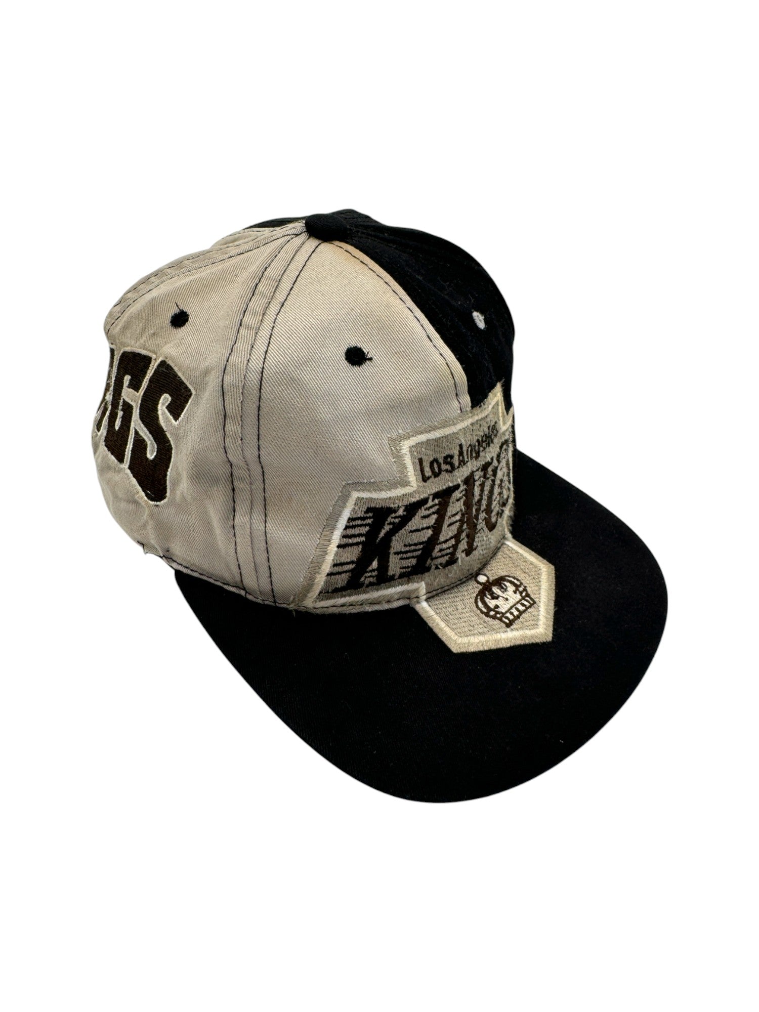 Vintage NHL Cap 90s Los Angeles Kings Schwarz Grau One Size