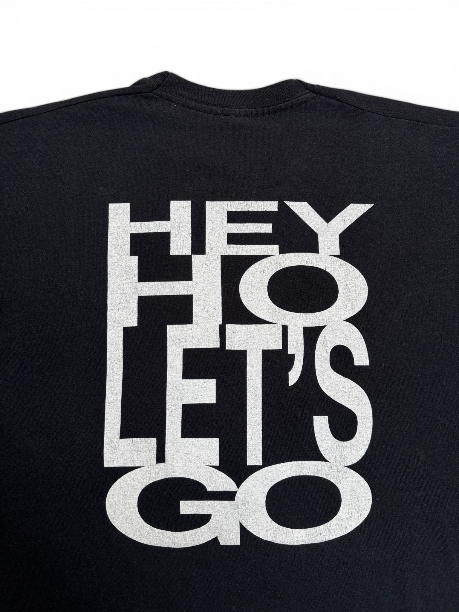 90s Screen Stars Shirt Ramones "Hex Ho Lets Go" Single Stitch Schwarz XL
