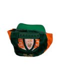 Vintage Drew Pearson Cap 90s Miami Hurricanes NFL University College Grün Orange One Size