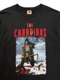 2008 Fruit Of The Loom Shirt The Canadians "Killing Seals" Tour Schwarz M