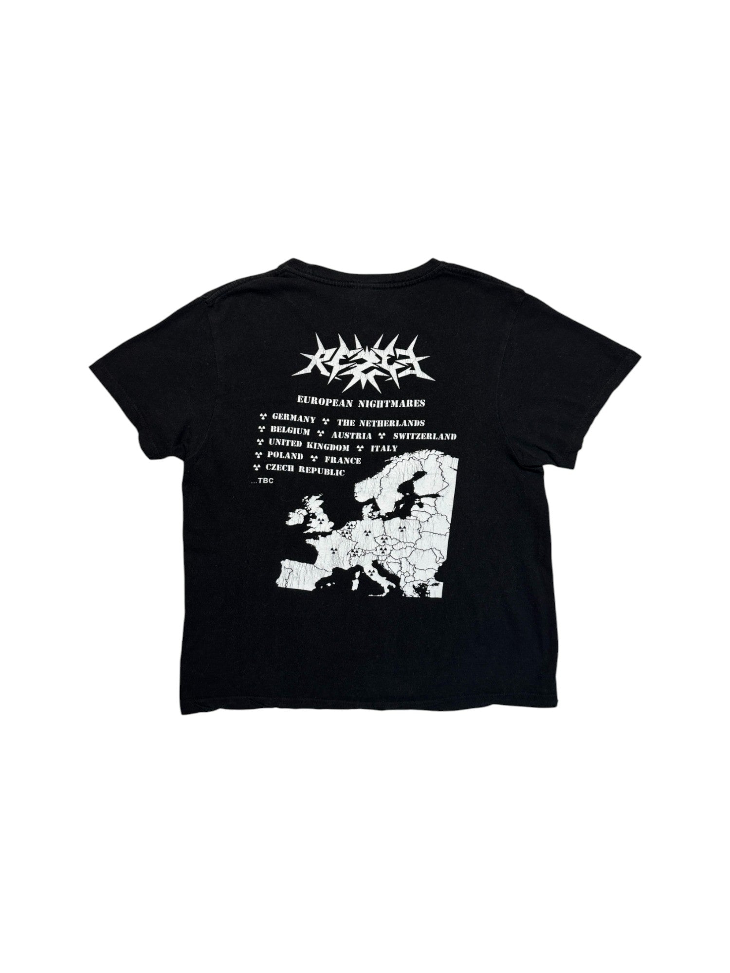 2012 Keya Tourshirt Rezet „European Nightmares“ Schwarz M