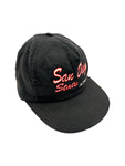 Vintage Cap 90s San Diego State Aztecs NCAA NBA Made In USA Schwarz One Size
