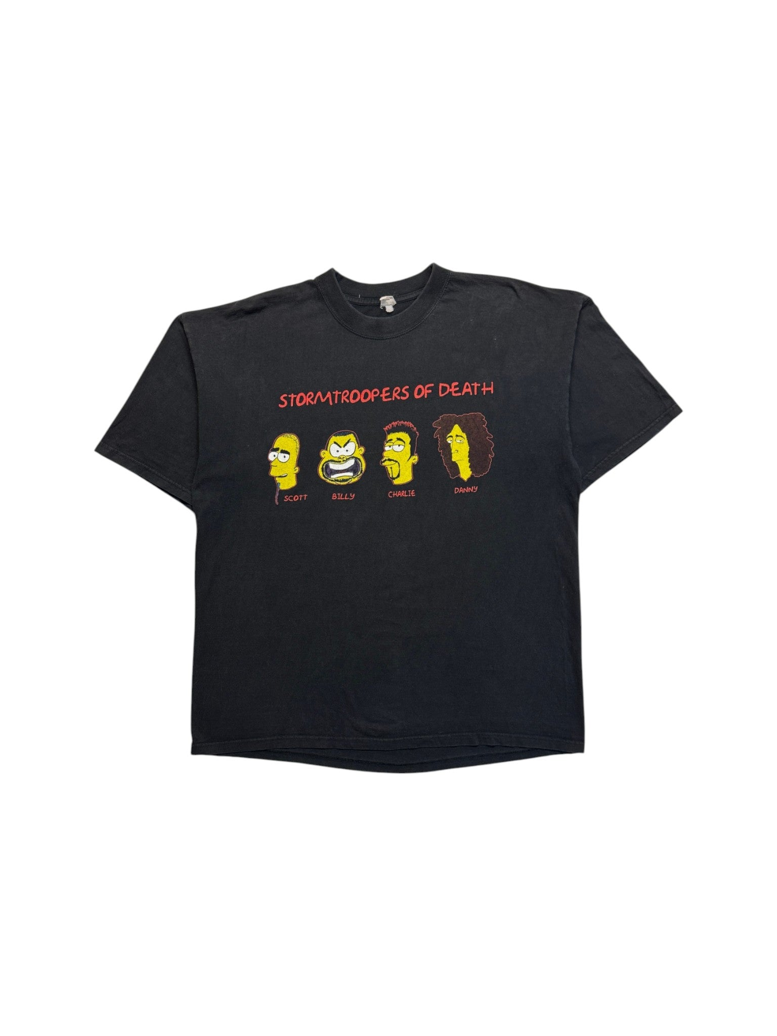 90s S.O.D. x The Simpsons Shirt Stormtroopers Of Death Schwarz L-XL