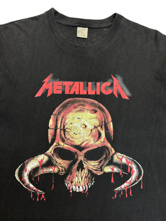 90s American Style Shirt Metallica Schwarz XL