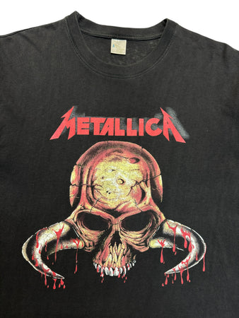 90s American Style Shirt Metallica Schwarz XL