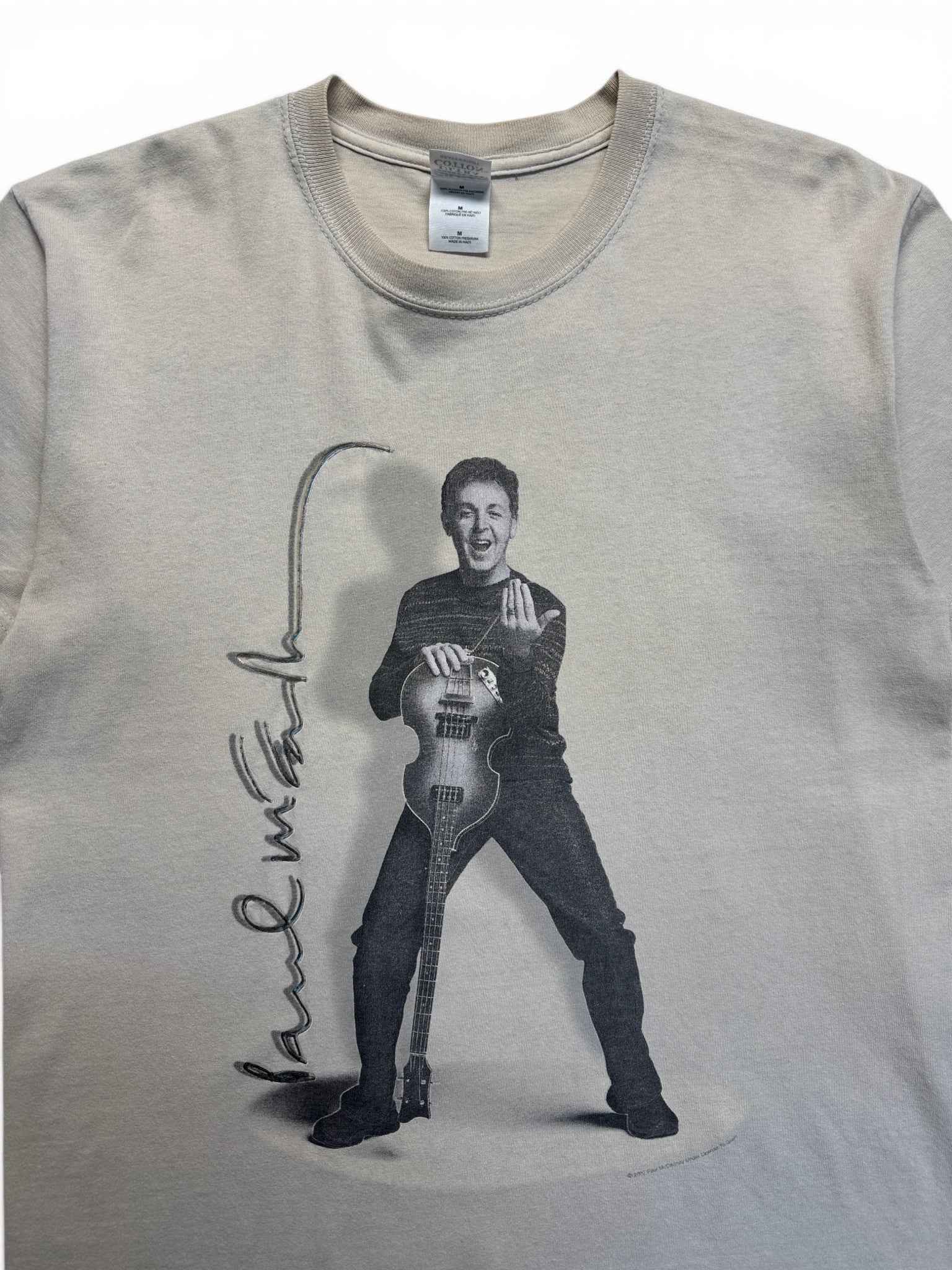 2002 Gildan Shirt Paul McCartney Grau M