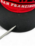 Vintage Clutch Players By Drew Pearson Cap 90s San Francisco 49ers NFL Rot One Size
