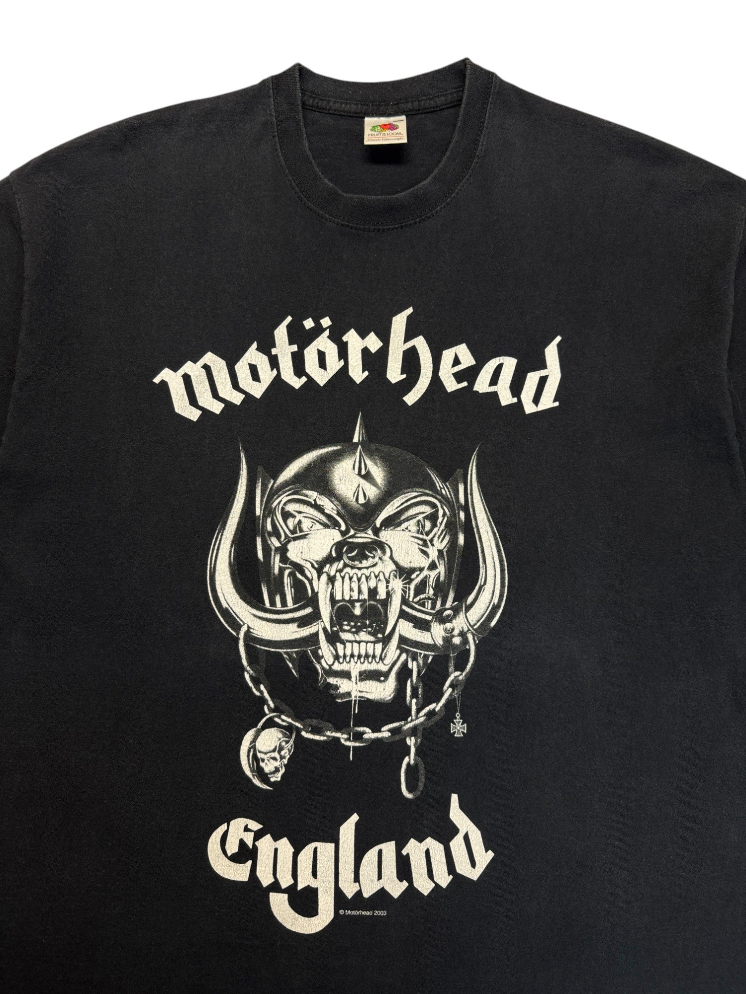 2003 Fruit Of The Loom Shirt Motörhead "Everything louder than everything else" Schwarz XL