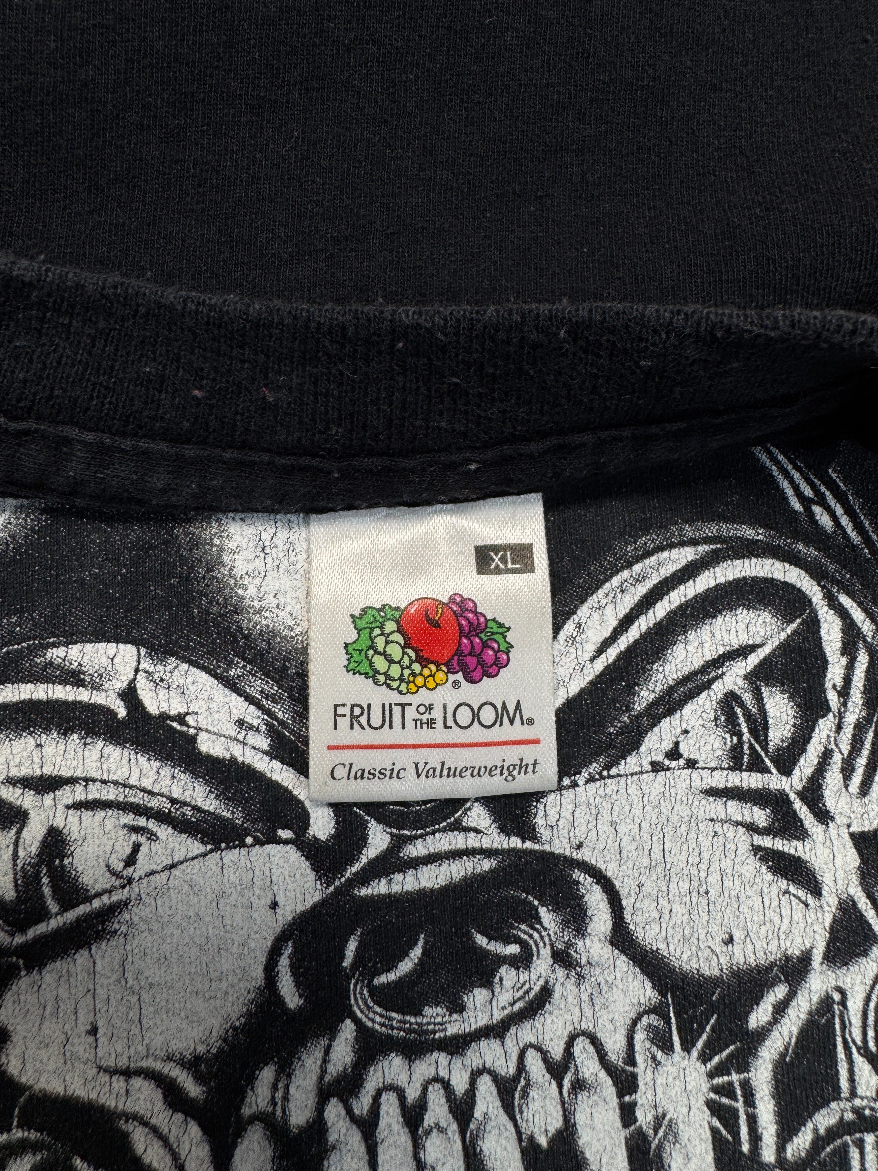 2003 Fruit Of The Loom Shirt Motörhead "Everything louder than everything else" Schwarz XL