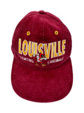 Vintage Cap 90s Louisville Fighting Cardinals NFL Rot One Size