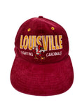 Vintage Cap 90s Louisville Fighting Cardinals NFL Rot One Size