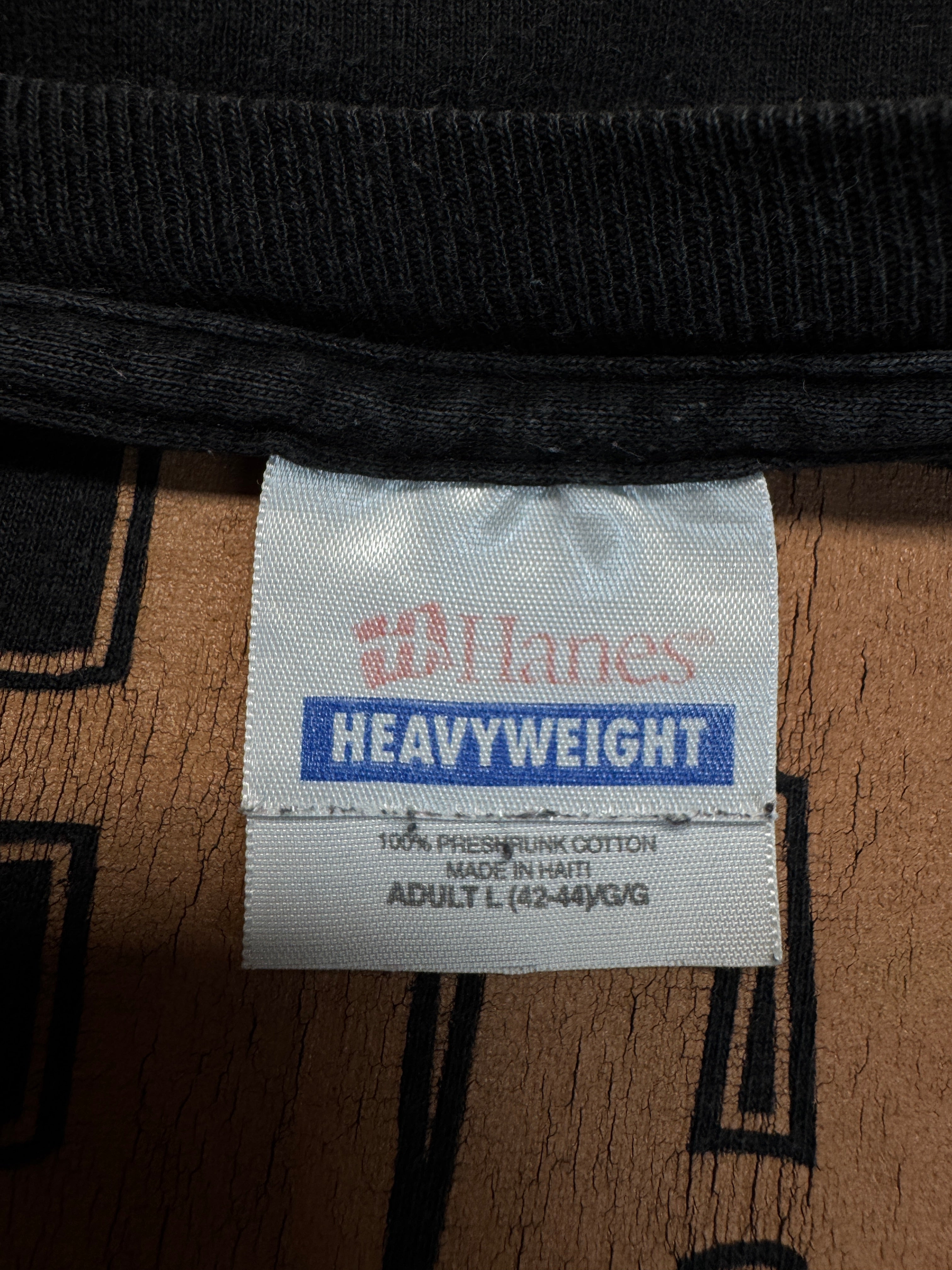 90s Hanes Shirt Death Threat Connecticut Hardcore-Band Schwarz L