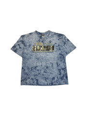 90s Liquid Blue Shirt Willie Nelson "An American Icon" Tie Dye Single Stitch Made In USA Blau XXL