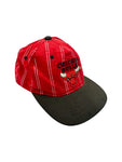 Vintage Starter Cap 90s Pinstripe Chicago Bulls Made In Korea Rot One Size