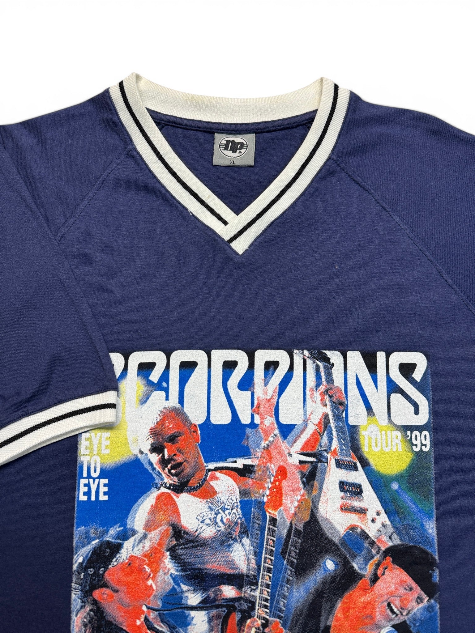 1999 Tour Shirt Scorpions "Eye to eye" Blau XL