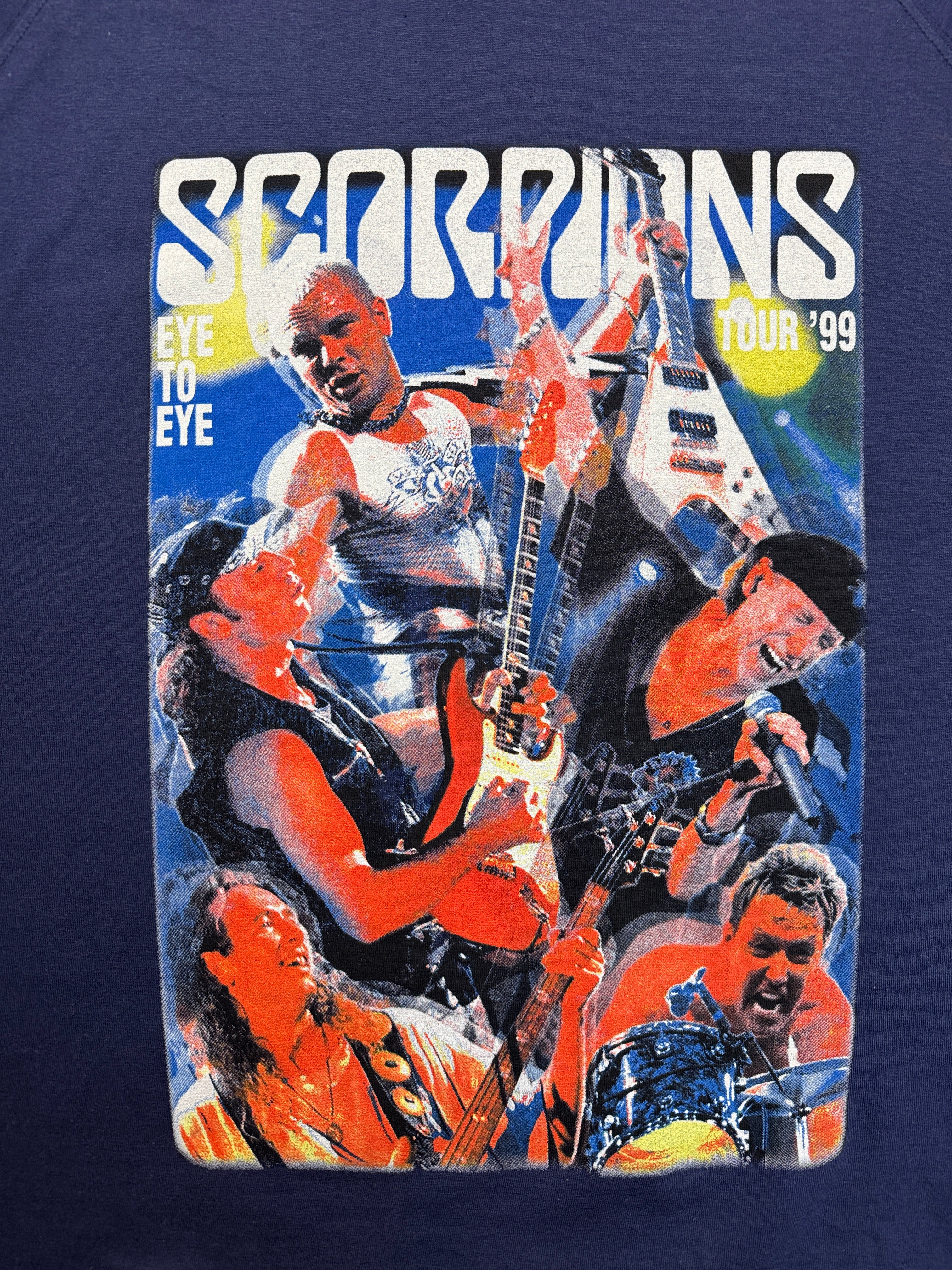 1999 Tour Shirt Scorpions "Eye to eye" Blau XL