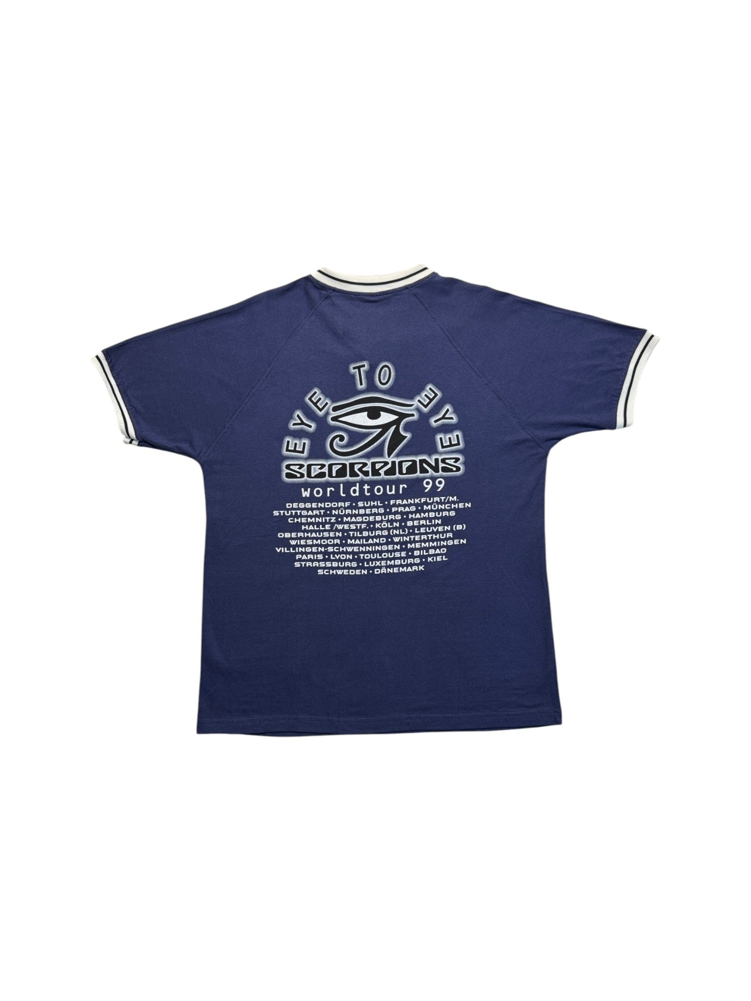 1999 Tour Shirt Scorpions "Eye to eye" Blau XL