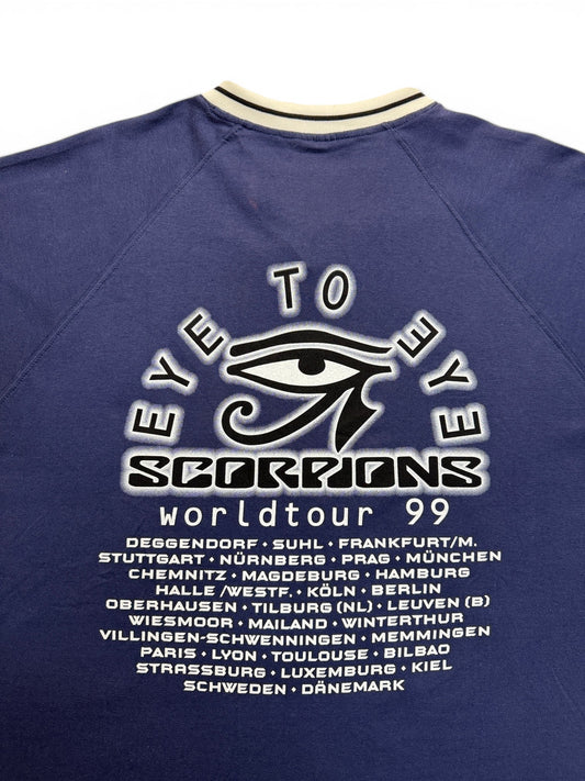 1999 Tour Shirt Scorpions "Eye to eye" Blau XL